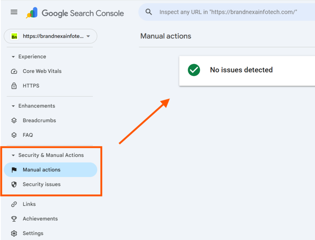 If it says No issues detected you're safe.