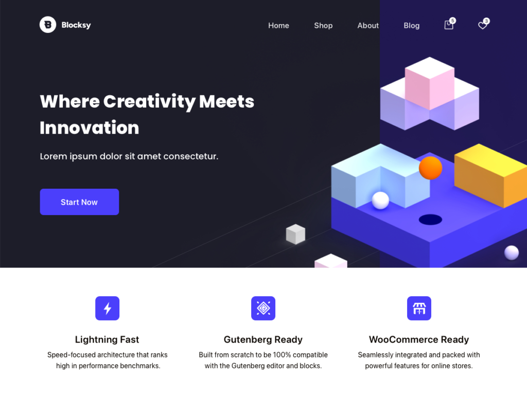 blocksy wordpress template