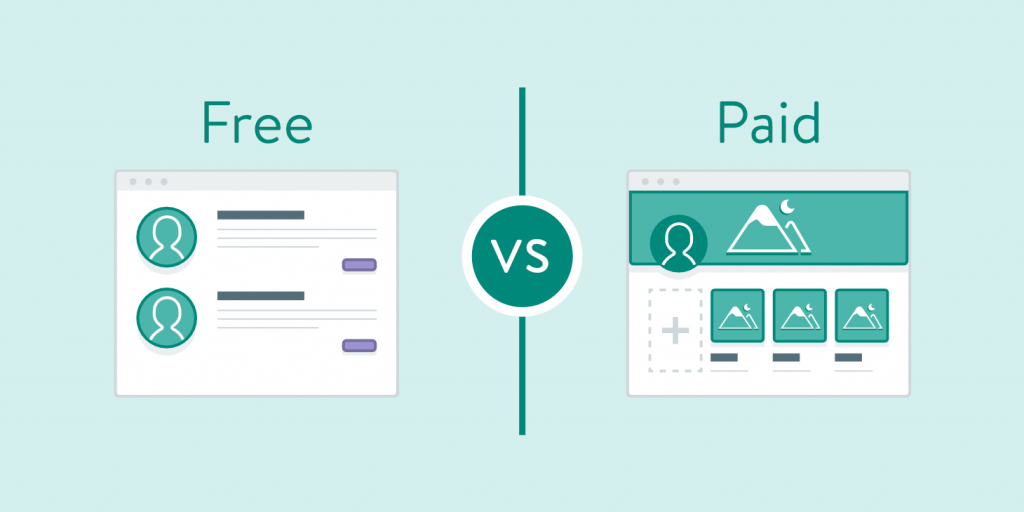 Free vs Premium wordpress template
